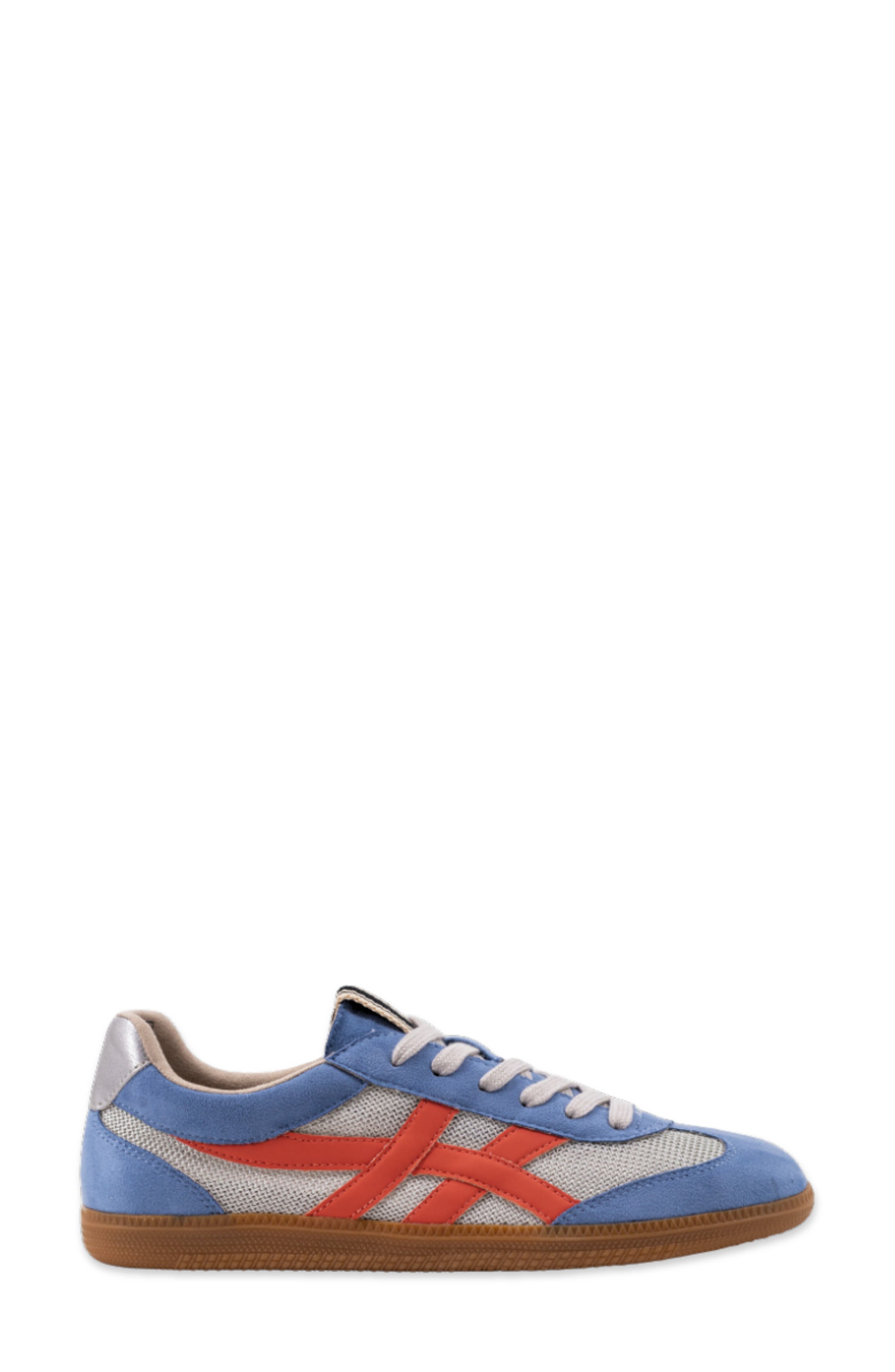 SHUSHOP Sasha Sneaker, Alternate, color, Blue Suede
