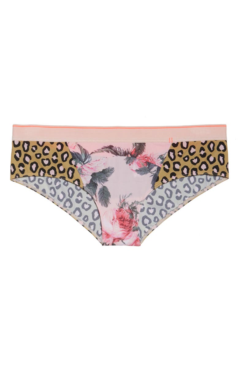 Stance Feline Floral Cheeky Hipster Briefs, Alternate, color, 