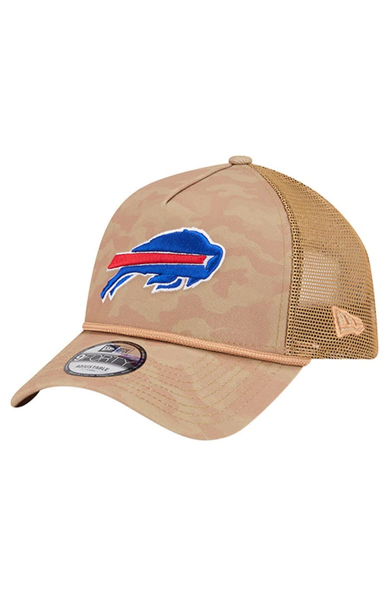 New Era Men's New Era Tan Buffalo Bills Wheat Camo 9FORTY Adjustable Hat, Main, color, Tan
