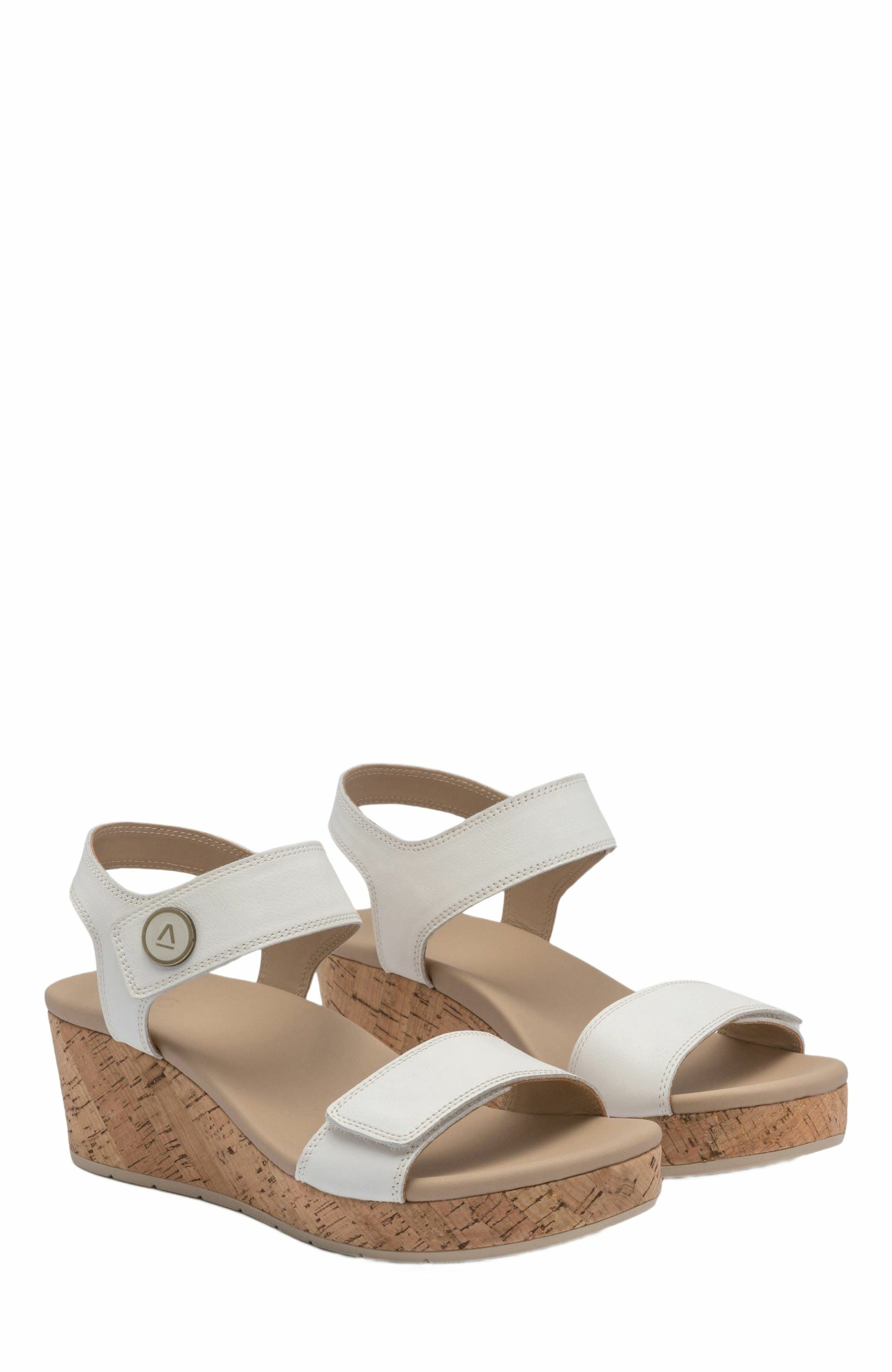 Riviera Strap Sandal, Alternate, color, White - Regular