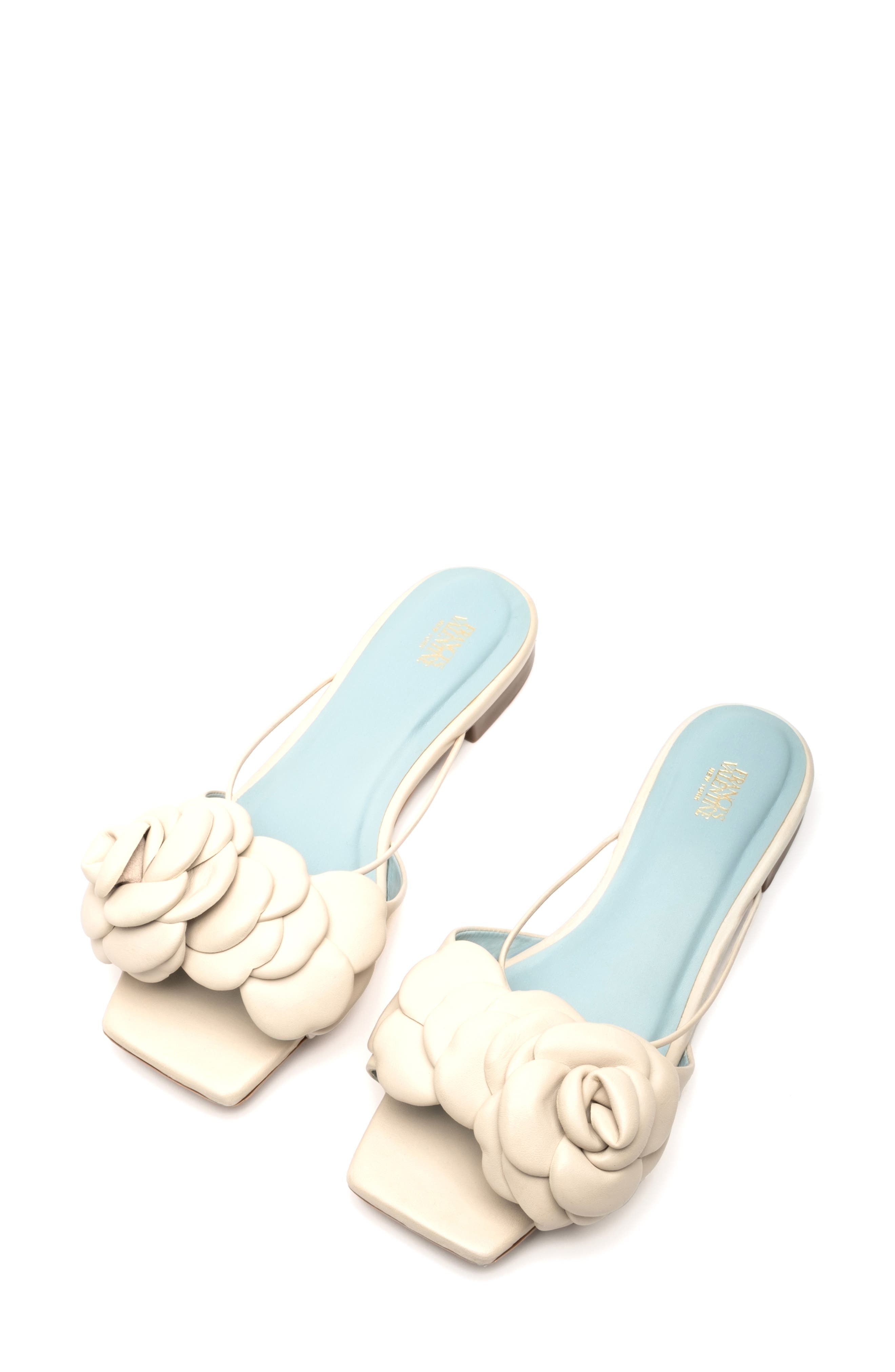 Frances Valentine Gardenia Slide Sandal, Alternate, color, 