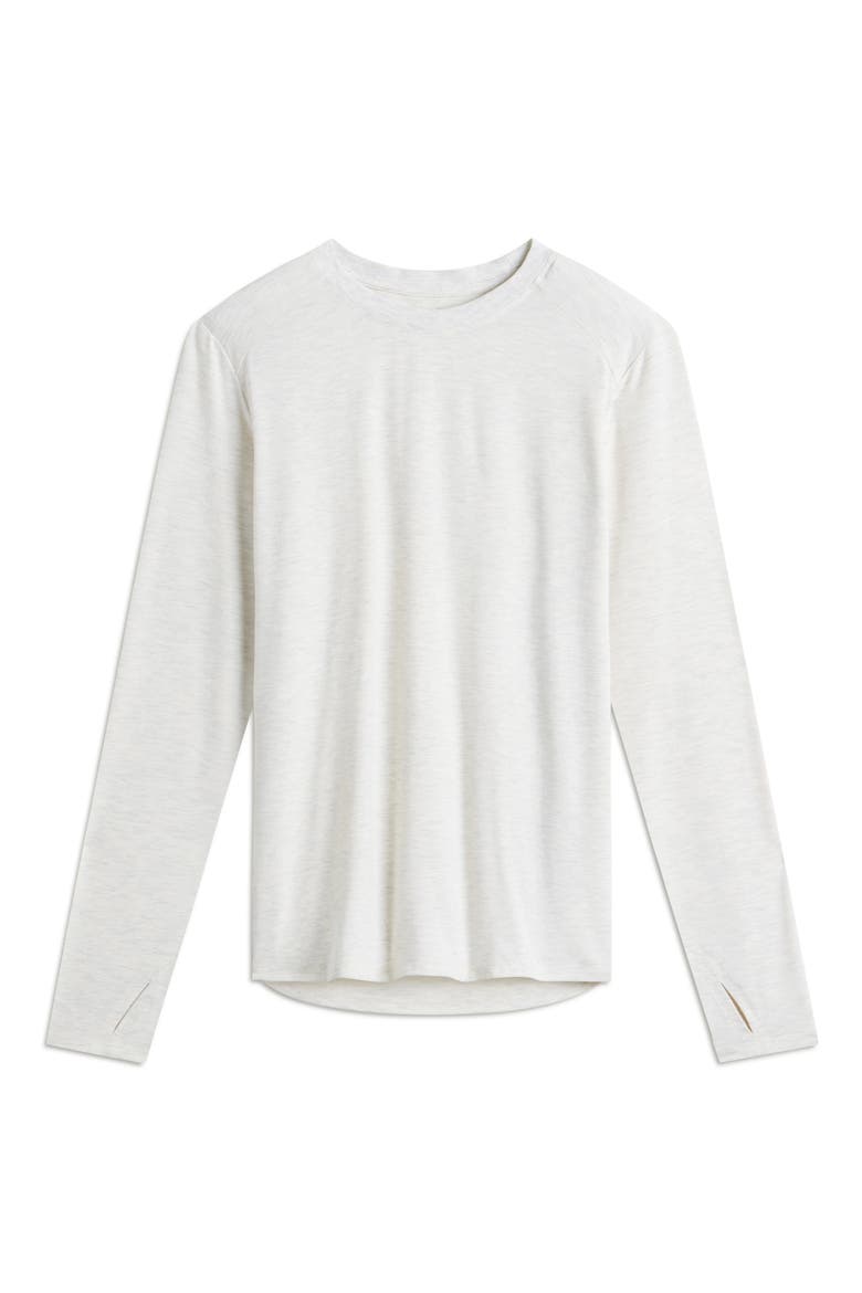 Shade Long Sleeve Top, Alternate, color, OFF WHITE HEATHER