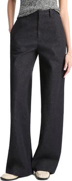 Vince Cotton Twill Wide Leg Pants