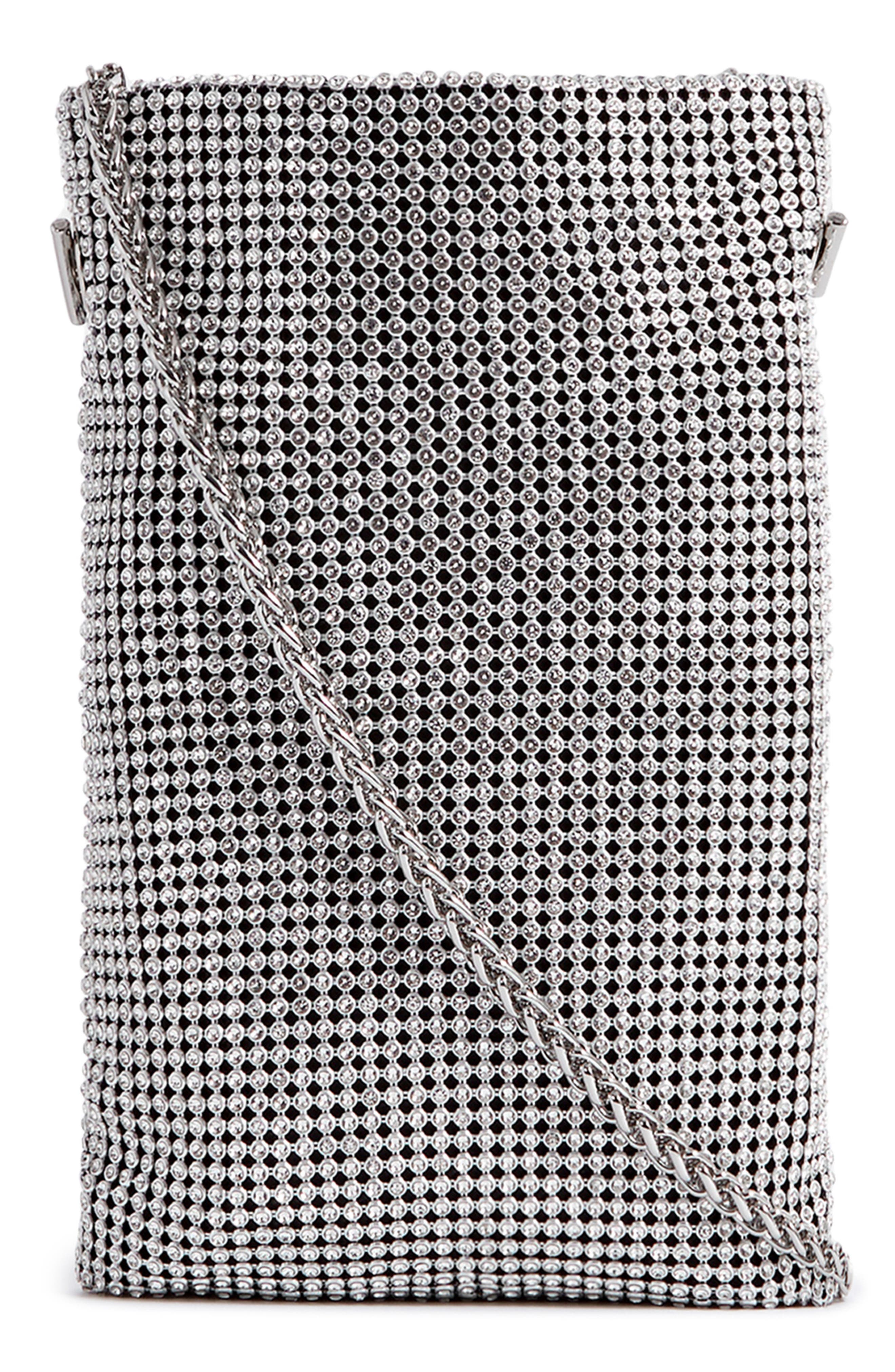 Reiss Zuri Crystal Embellished Shoulder Bag, Alternate, color, 