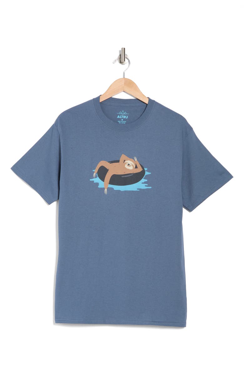 Altru Sloth Cotton Graphic T-Shirt, Alternate, color,