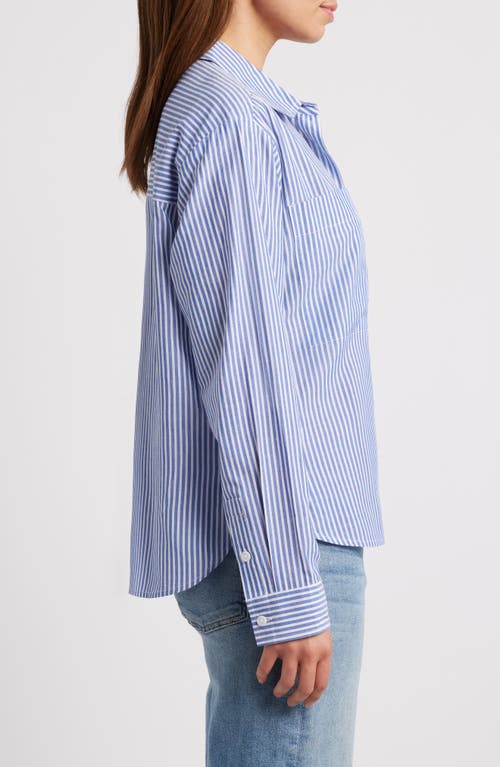BEACHLUNCHLOUNGE BEACHLUNCHLOUNGE EVERLYNN COTTON BLEND BUTTON-UP SHIRT