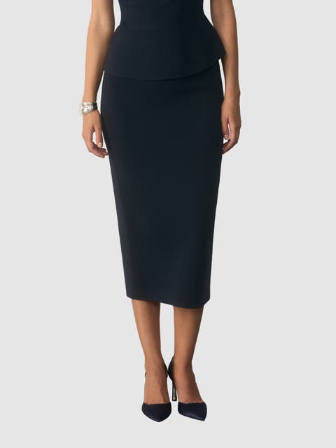 Santon Pencil Midi Skirt