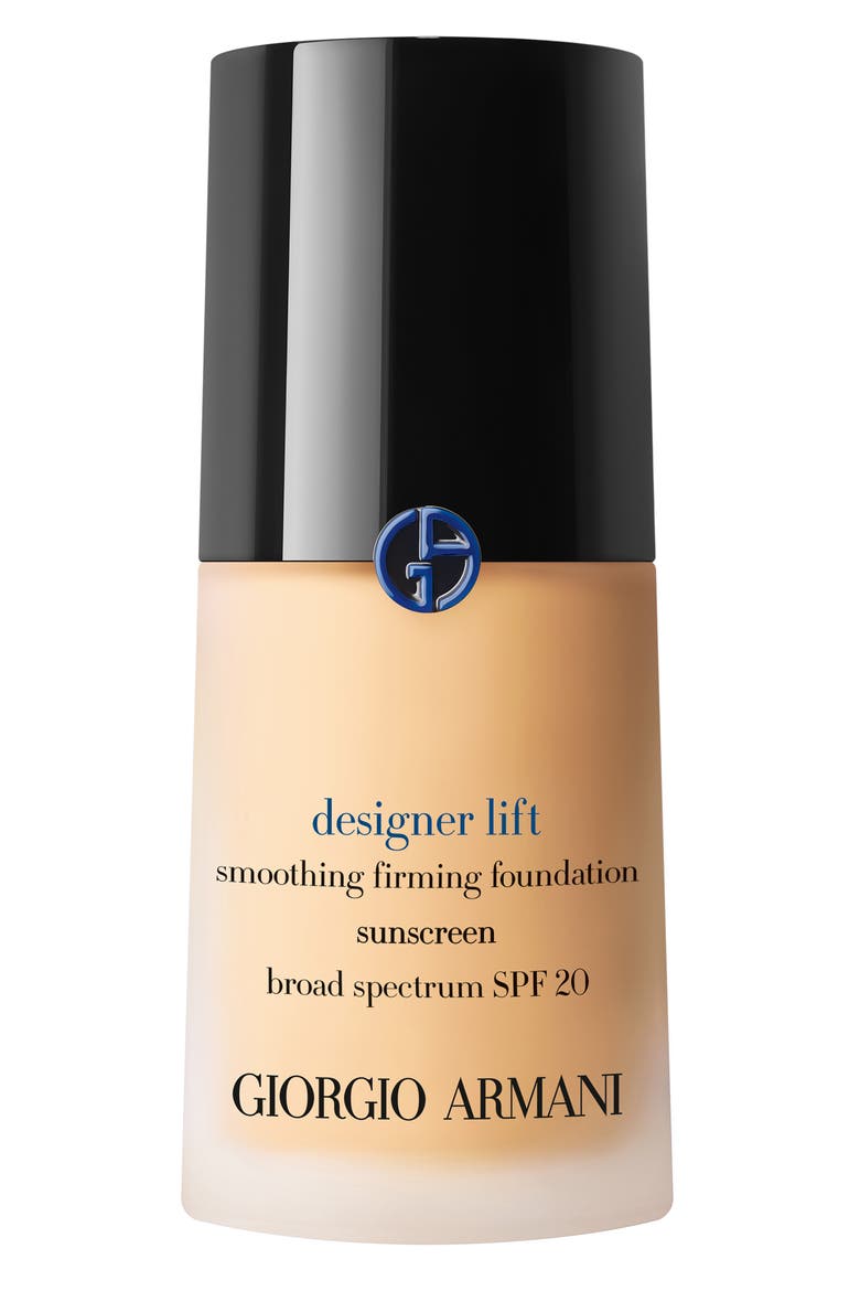 Giorgio Armani Designer Lift Smoothing Firming Full Coverage Foundation with SPF 20, Main, color, 02 LIGHT/WARM