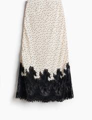 H&M Lace-trimmed Skirt