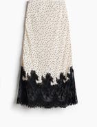 H&M Lace-trimmed Skirt