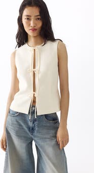 H&M Tie-detail Waistcoat