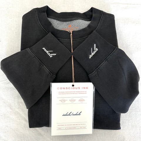 Inhale/Exhale Manifest Sweatshirt + Ink