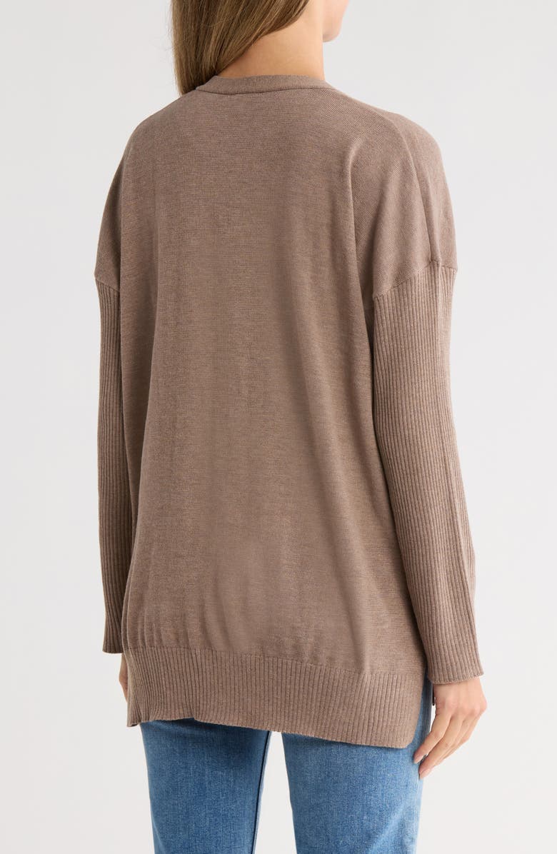 Splendid Geneva V-Neck Cardigan, Alternate, color, Ash Brown