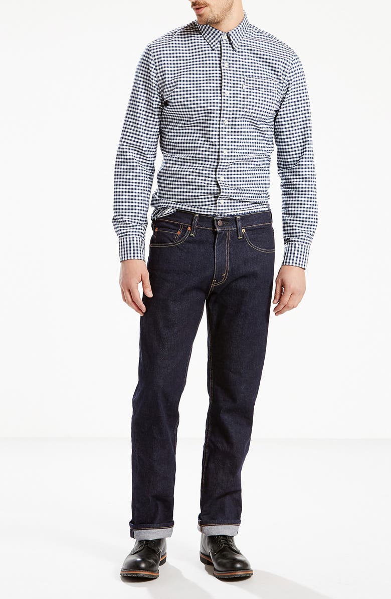 Levi's<sup>®</sup> 505 Regular Fit Straight Leg Jeans, Alternate, color,