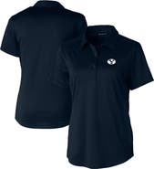 Cutter & Buck Women's Cutter & Buck Navy BYU Cougars Prospect Textured Stretch Polo