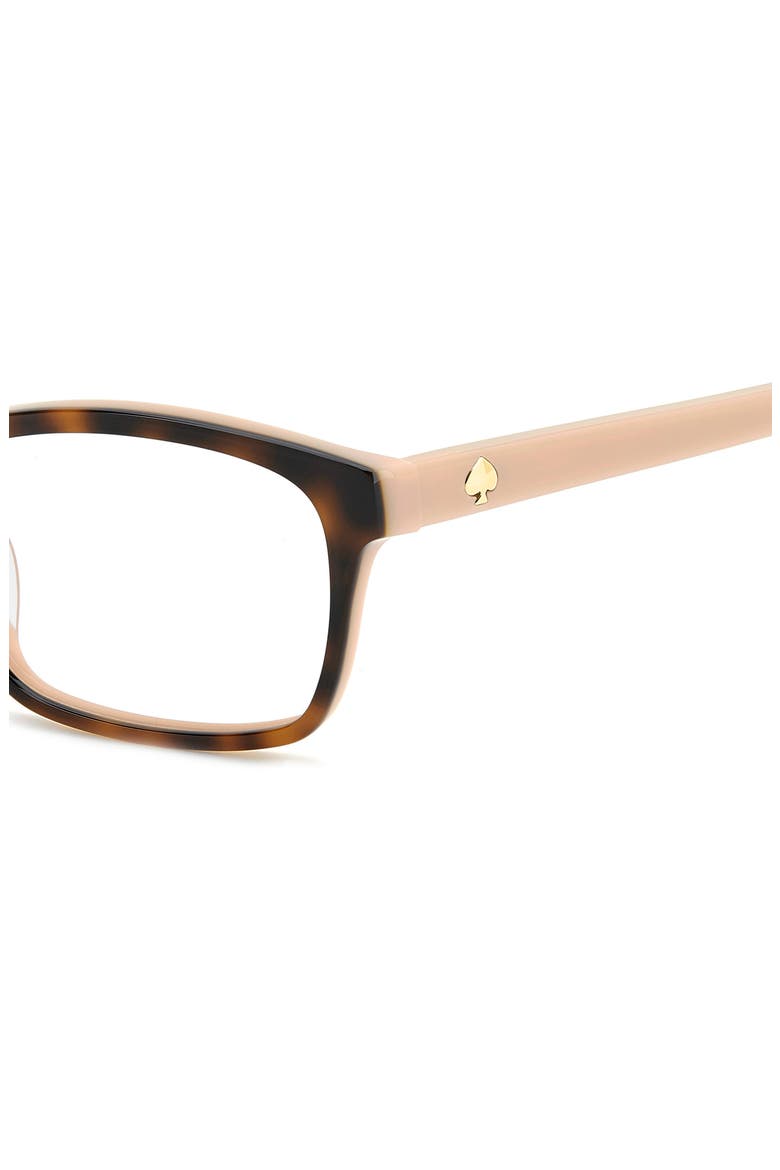 catrina 51mm rectangular optical glasses, Alternate, color, PINK HAVANA PINK
