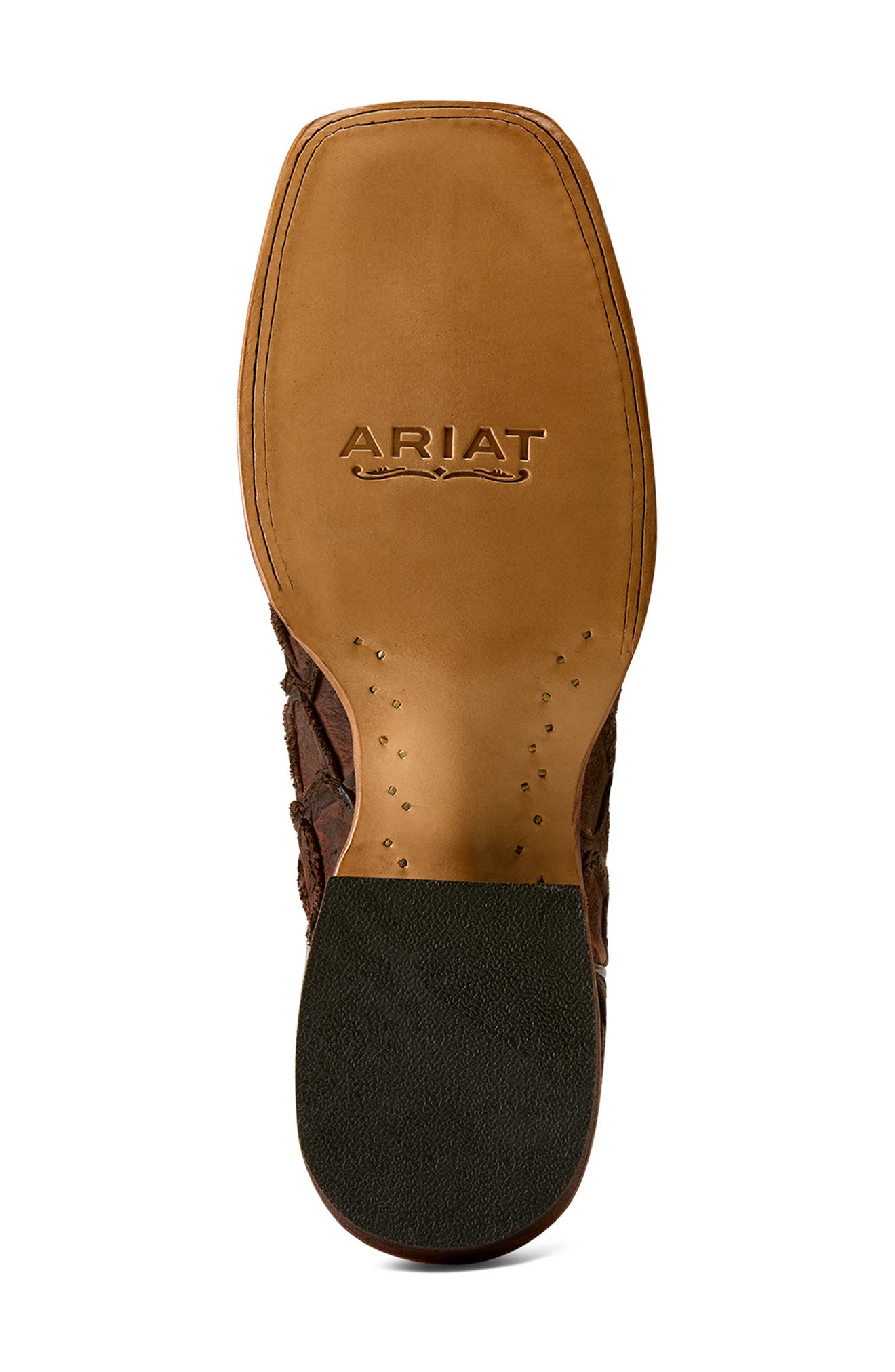 Riverside Wide Square Toe Western Boot, Alternate, color, CHOCOLATE BASS PRINT