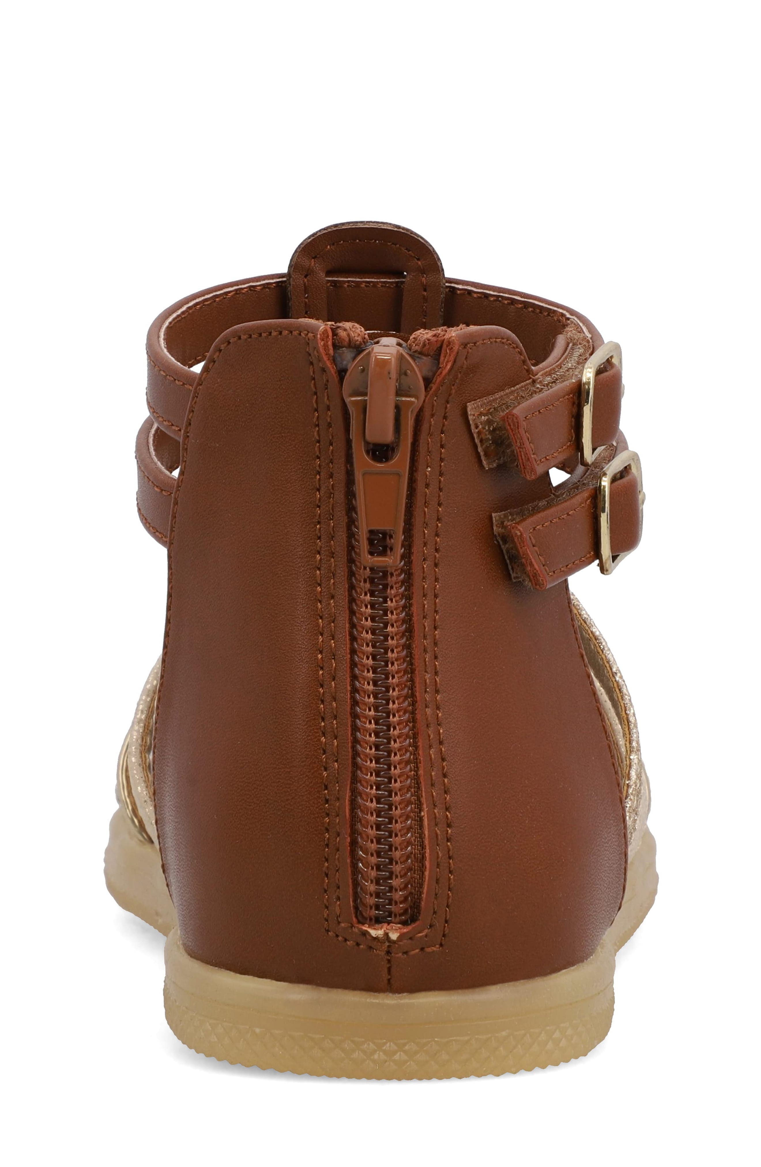 MIA Kids' Rheza Sandal, Alternate, color, Cognac