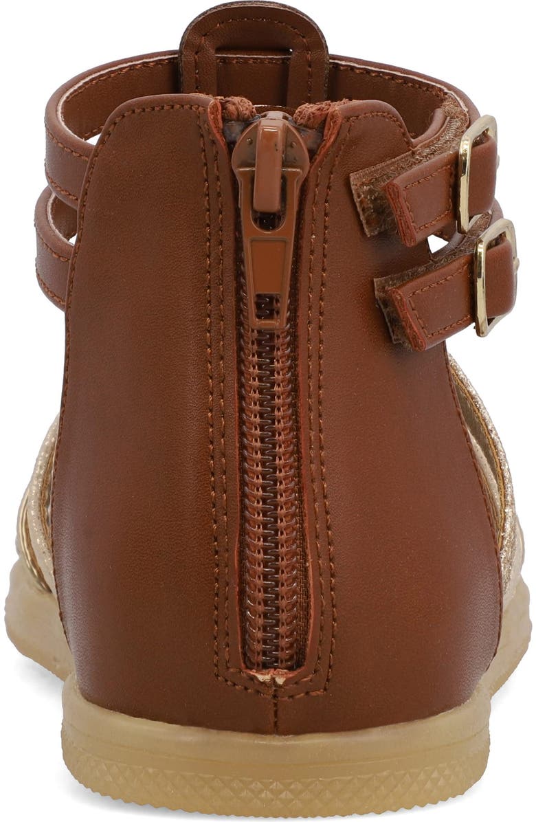 MIA Kids' Rheza Sandal, Alternate, color, Cognac