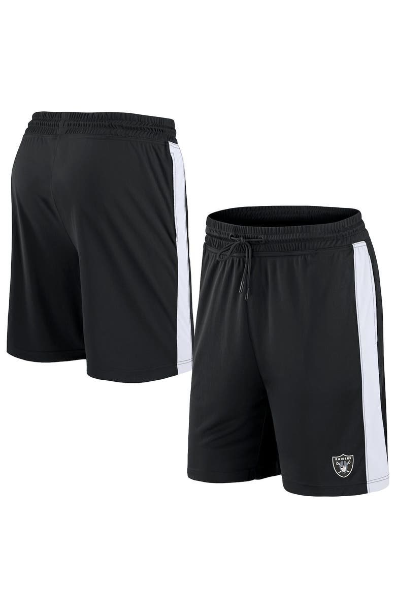 FANATICS Men's Fanatics Branded Black Las Vegas Raiders Break It Loose Shorts, Alternate, color,