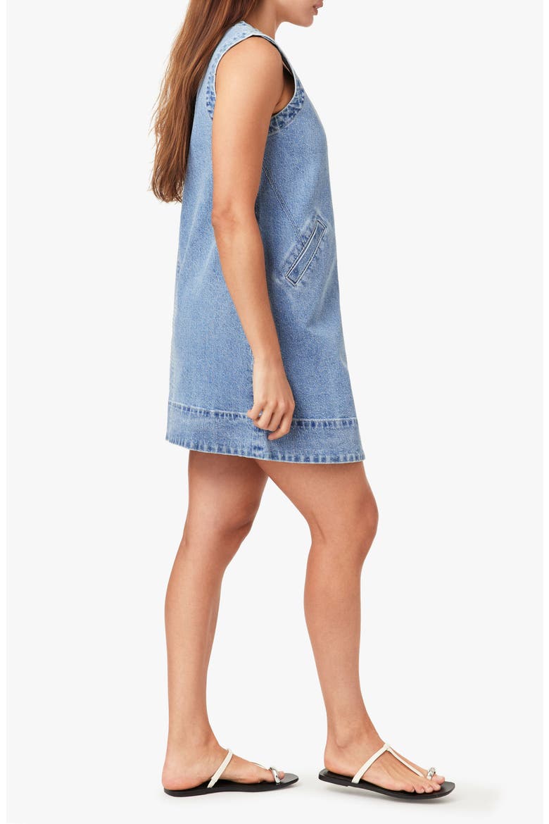 Micro Studded Denim Minidress, Alternate, color, BLUE BELL