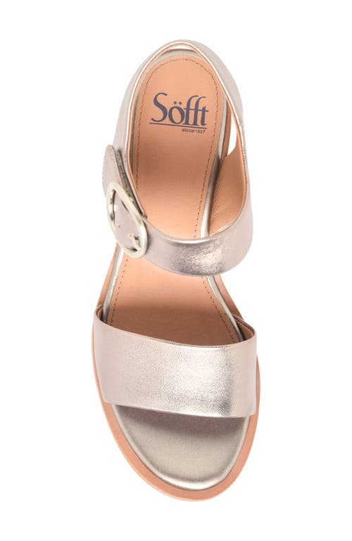 Söfft Chevonne Ankle Strap Sandal In Light Espresso