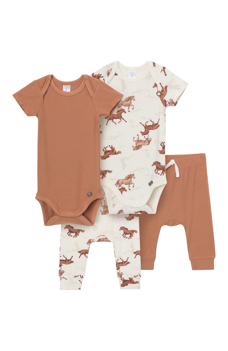 Modern Moments<sup>™</sup> by Gerber Bodysuit and Pant Sets, Main, color, Wild Horses