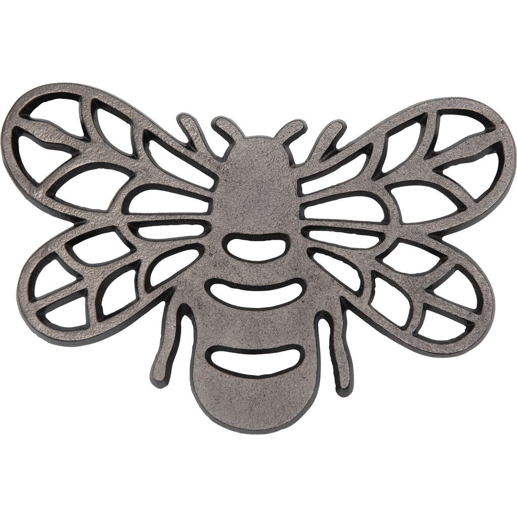 Storied Home Aluminum Trivets With Butterfuly Design In Black