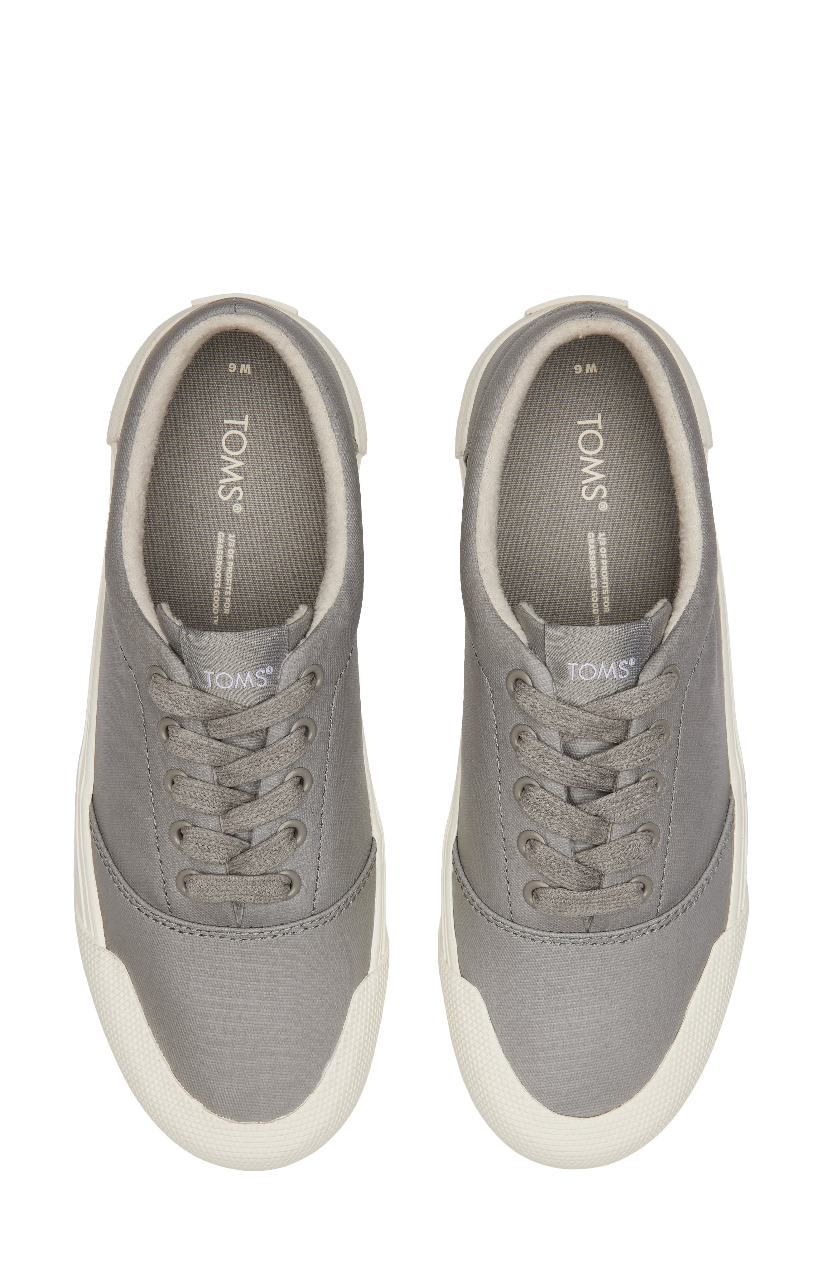 TOMS Fenix Canvas Lace-Up Sneaker, Alternate, color, 