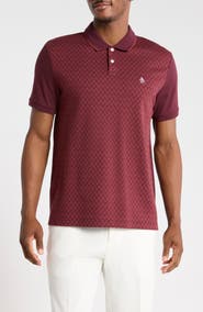 Original Penguin Wavy Jacquard Front Polo