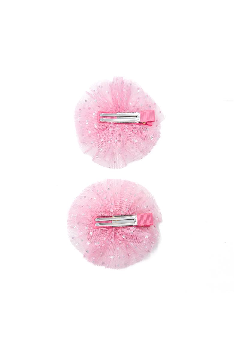 2pc Angel Sparkle Wings Clip Set, Alternate, color, Rose Pink