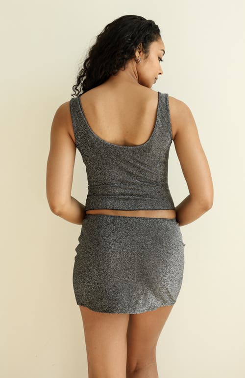 Dippin Daisys Take It Easy Blouse In Sparkle Black