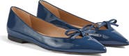 LK Bennett Lynne Mini Bow Pointed Toe Flat