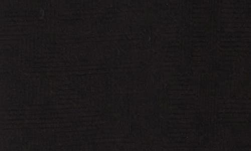 Denim And Flower Cotton Blend Camp Shirt In Black
