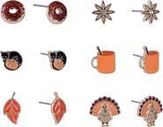 Hallmark Thanksgiving 6 Pair Earring Set
