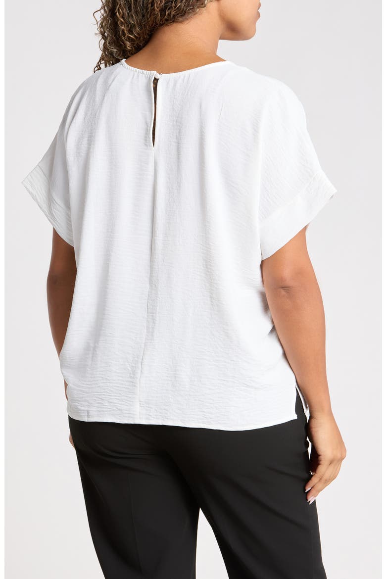 V-Neck Top, Alternate, color, WHITE