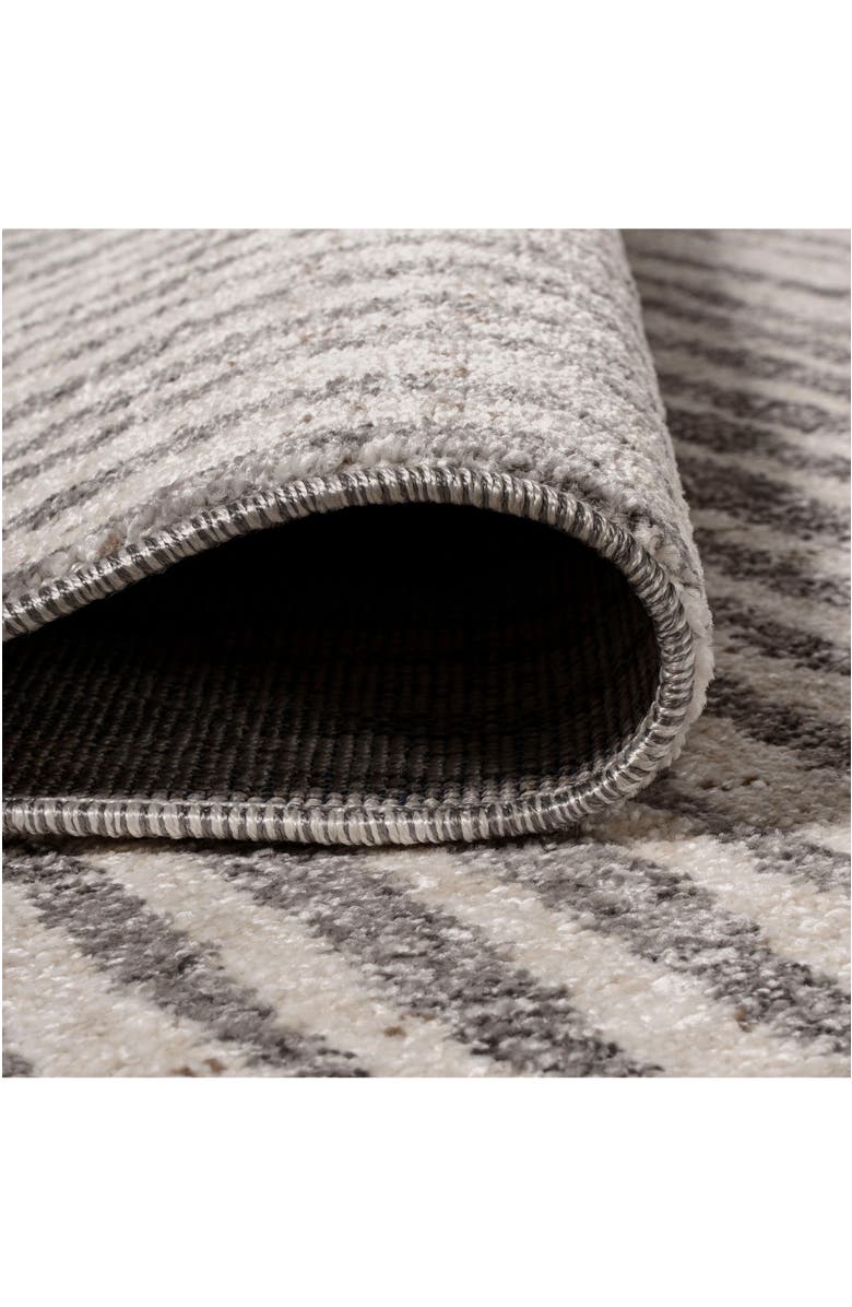 JONATHAN Y Skoura Modern Bold Stripe Area Rug, Alternate, color, Beige/Dark Gray