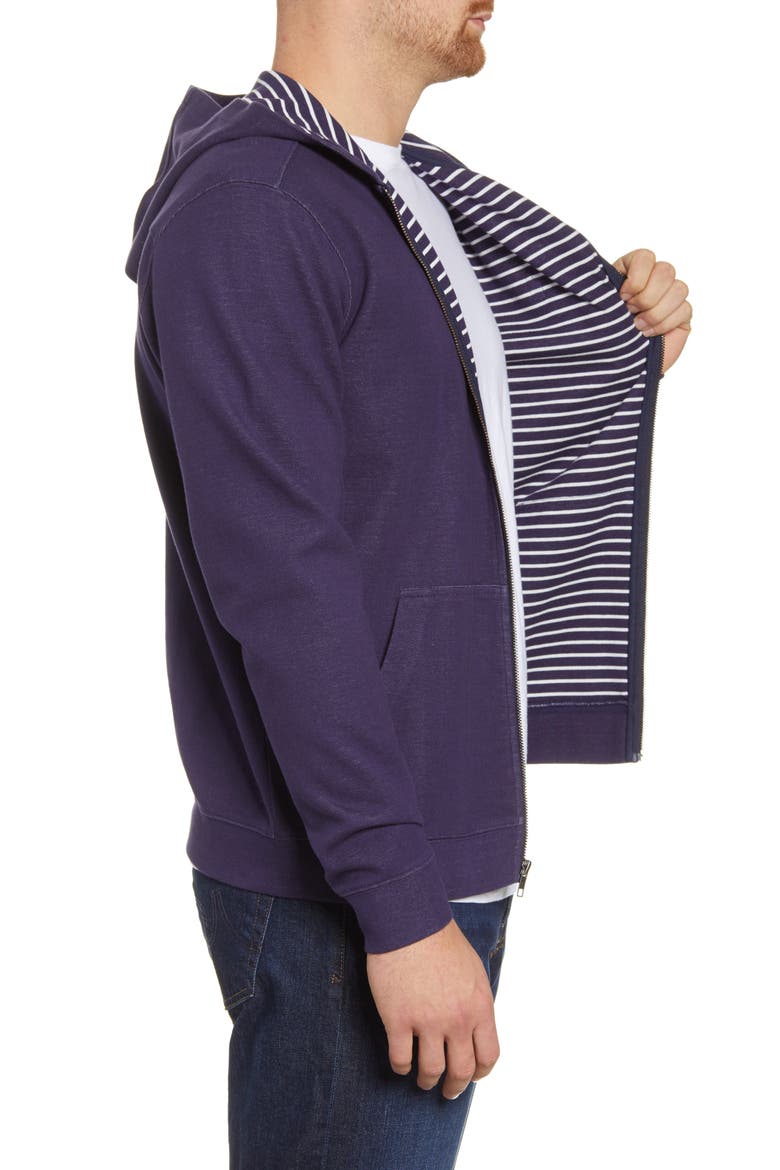 Burns Zip Hoodie, Alternate, color, TWILIGHT