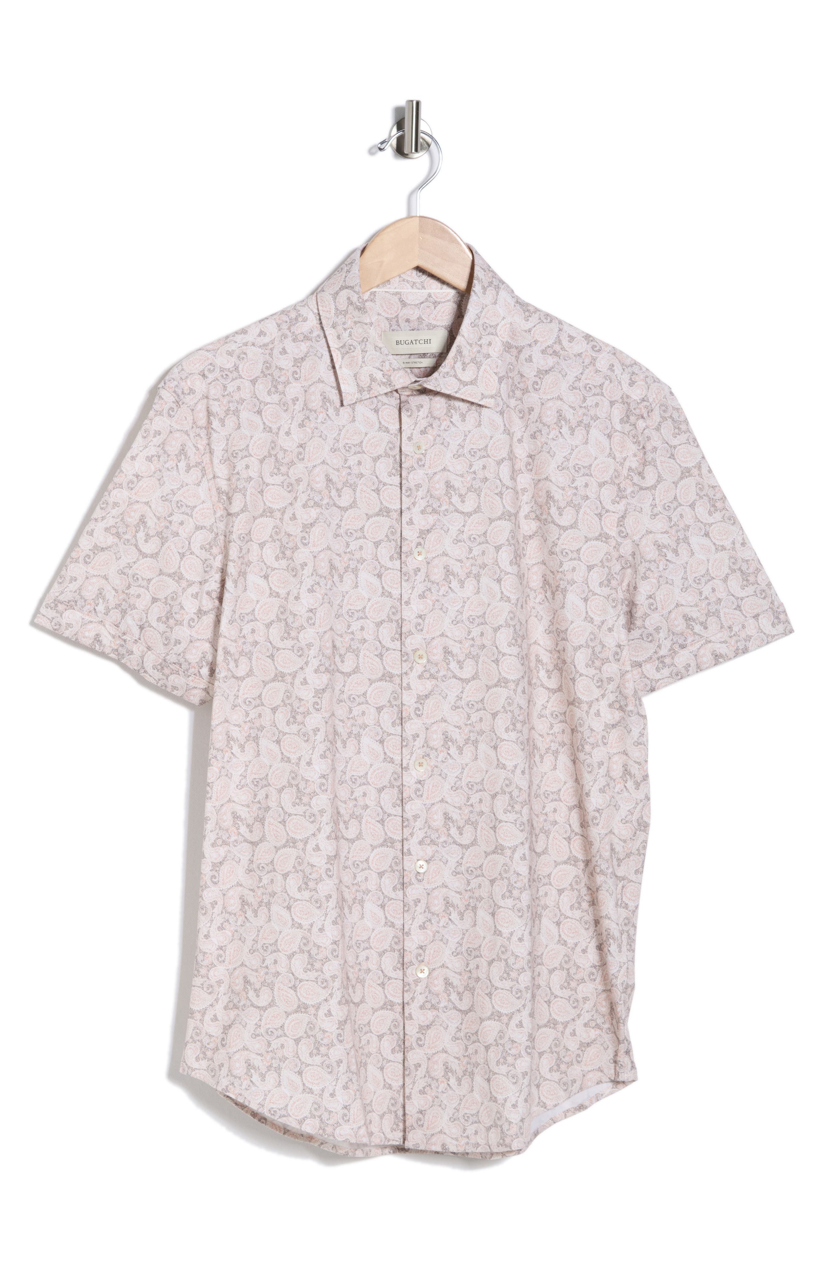 Bugatchi Short Sleeve Button Up Shirt