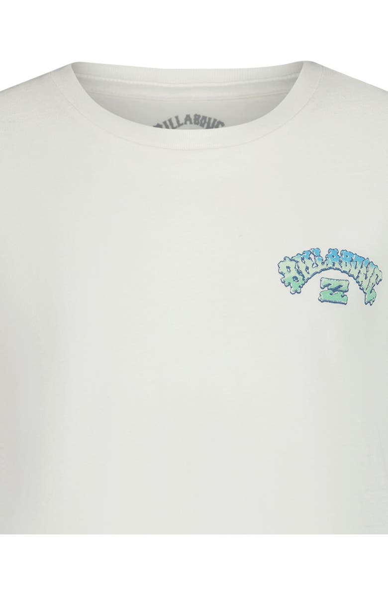 Billabong Kids' Arch Wax Logo Graphic T-Shirt, Alternate, color, Off White