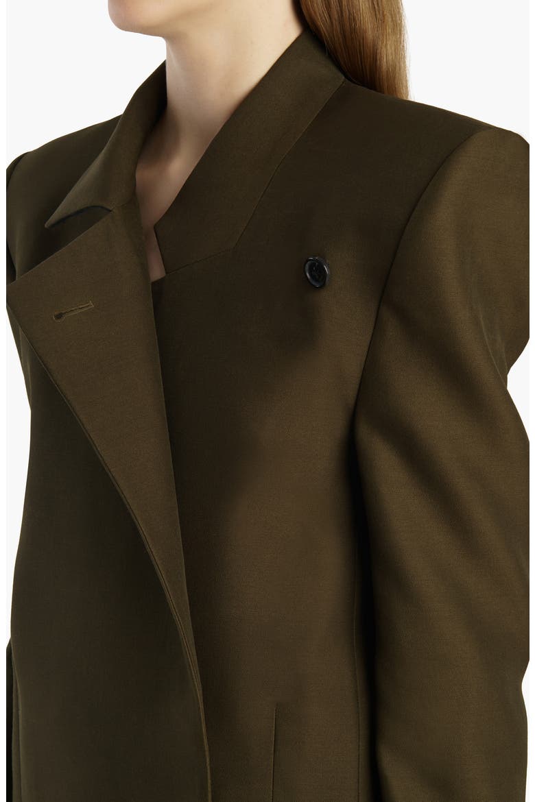 Armair Wool & Silk Jacket, Alternate, color, DARK OLIVE