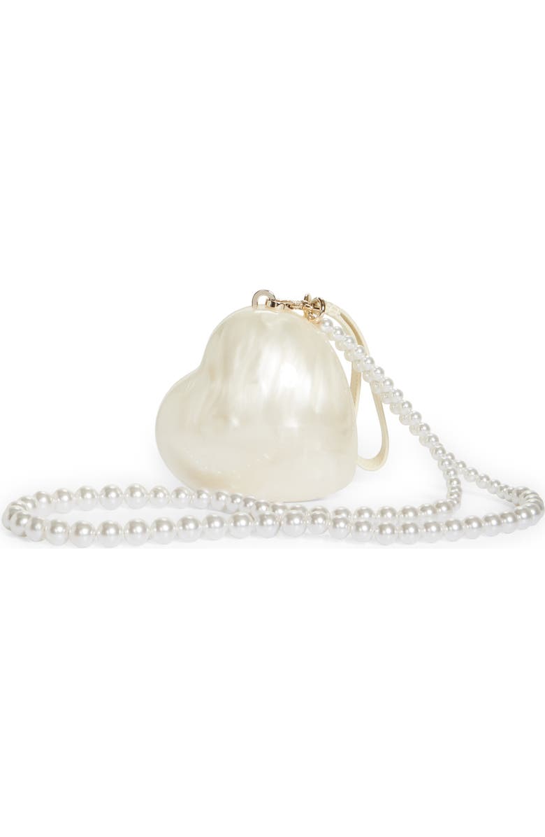 Simone Rocha Micro Heart Perspex Acrylic Minaudière, Alternate, color,