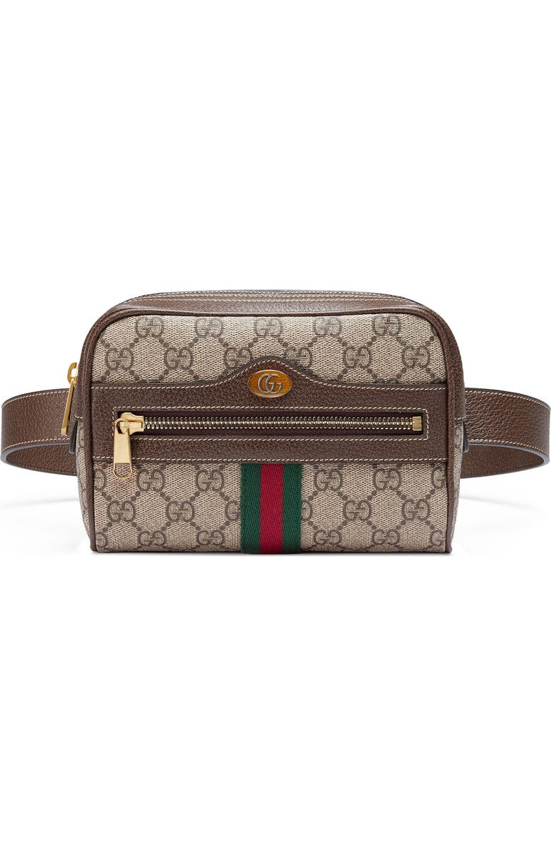 Gucci Small Canvas Belt Bag, Main, color,