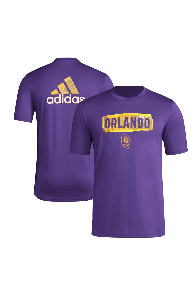 Men's adidas Purple Orlando City SC Local Pop AEROREADY T-Shirt, Main, color, Purple