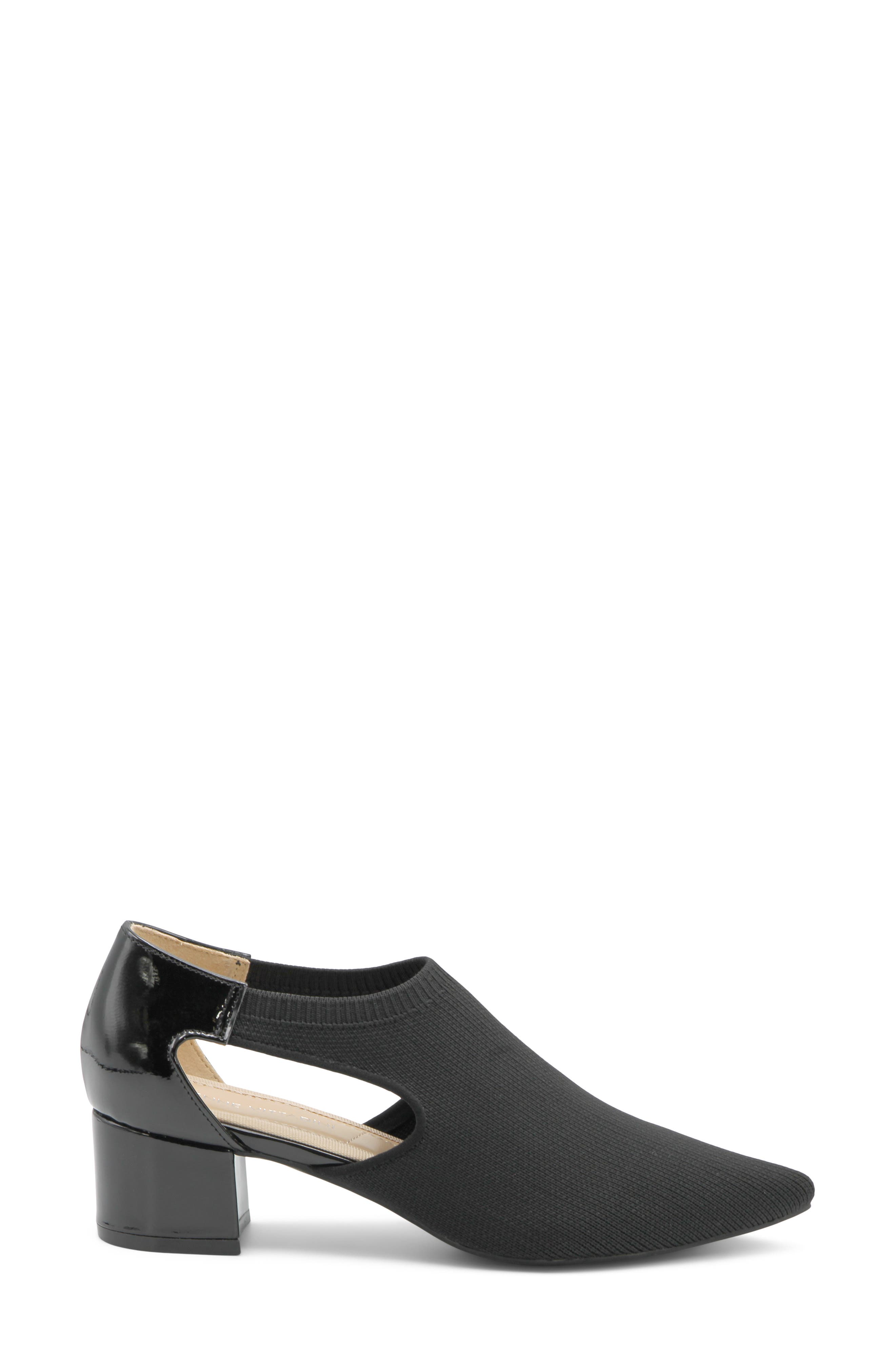 Adrienne Vittadini Gracee Cutout Bootie, Alternate, color, Black Str