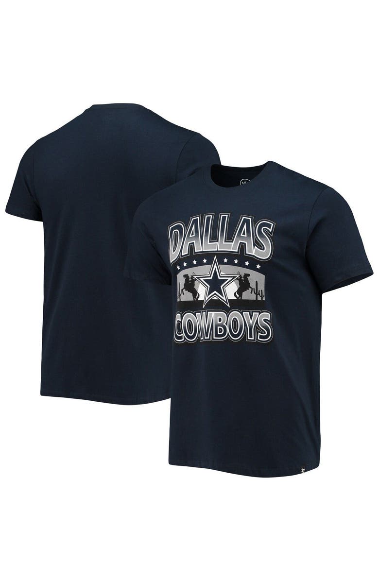 '47 Men's '47 Navy Dallas Cowboys Local T-Shirt, Main, color,