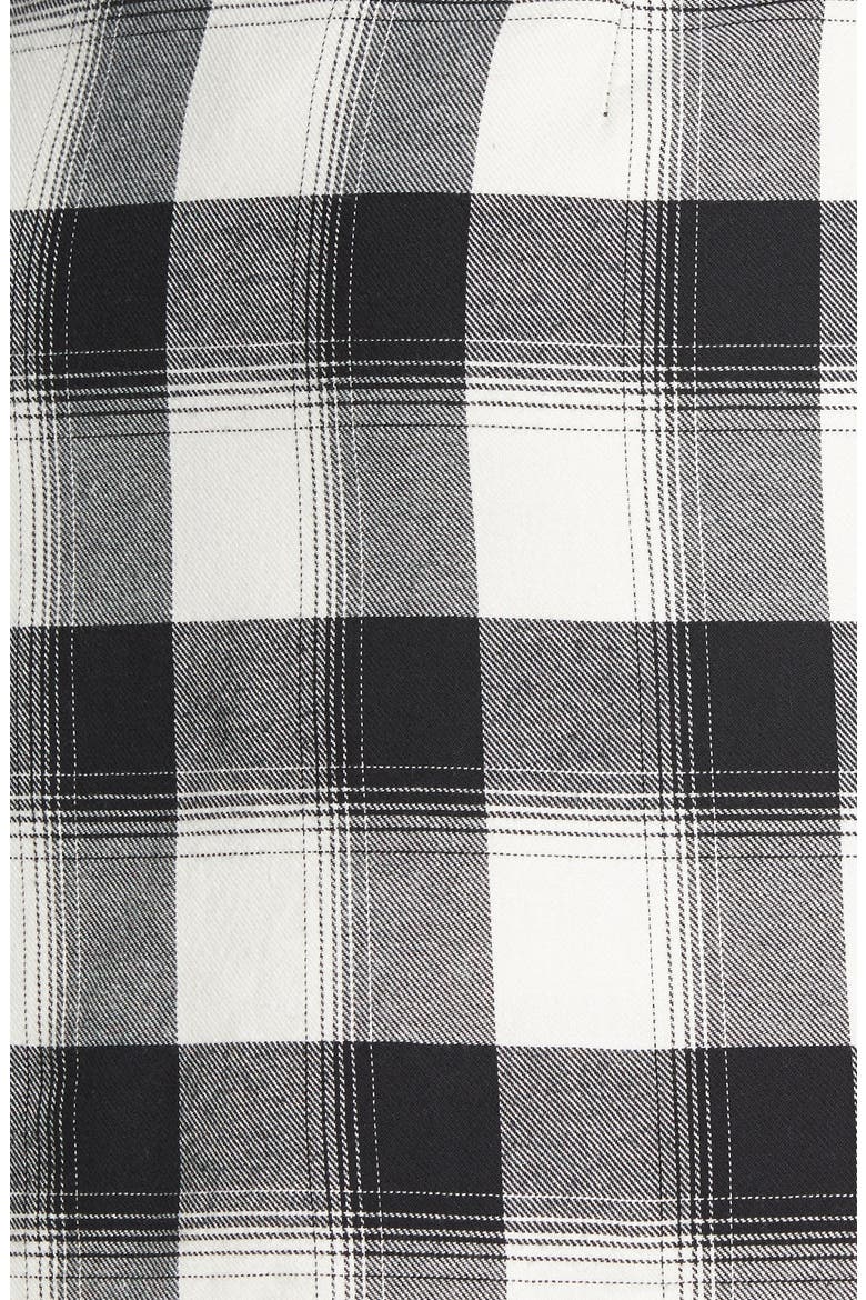 Treasure&Bond Plaid Miniskirt, Alternate, color, BLACK RANCHER PLAID