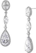 Nadri Cubic Zirconia Teardrop Earrings