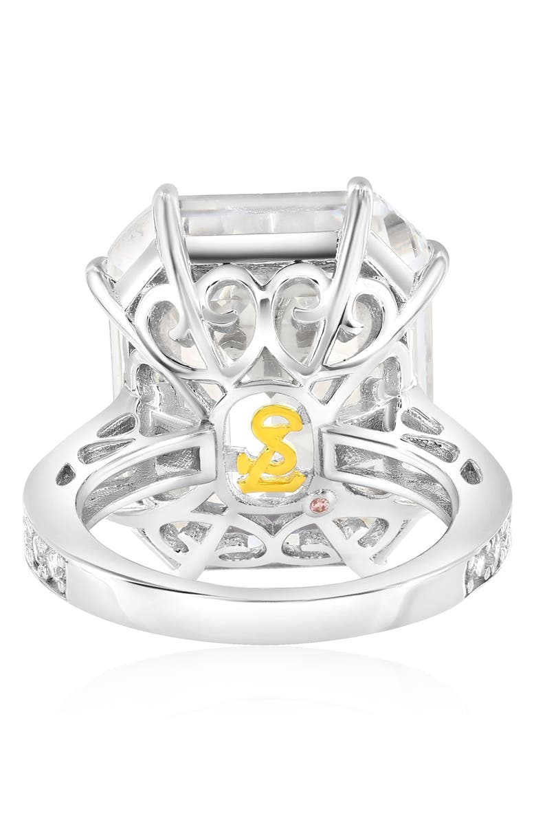 SUZY LEVIAN Gala Firework Cubic Zirconia Engagement Ring, Alternate, color, White