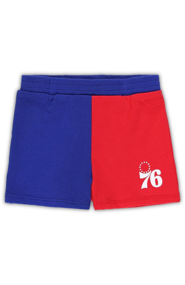 Outerstuff Toddler Royal/Gray Philadelphia 76ers Super Star T-Shirt & Shorts Set, Alternate, color, Royal